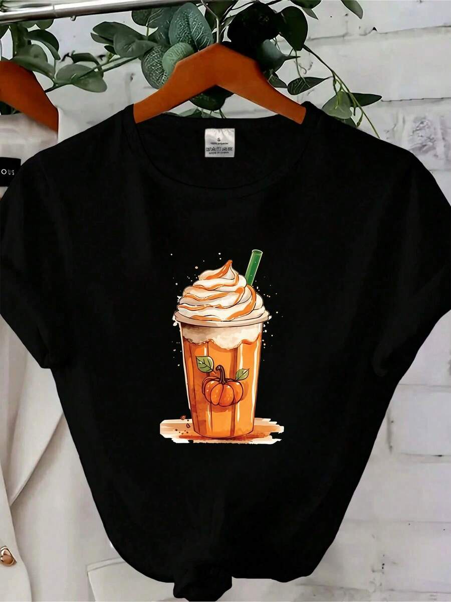 Women T-Shirts - 黑色 - 查看 1