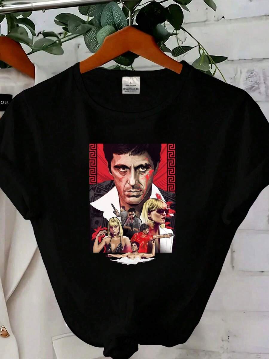 Women T-Shirts - 黑色 - 查看 1