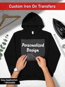 Custom Heat Transfer Stickers, Heat-Cold PET White Ink Transfer Film, Digital Offset Heat Press T-Shirt Printing, Personalized Text And Photo Sublimation Printing, Chest Logo Decals, DTF Transfers - Multicolor - View 4