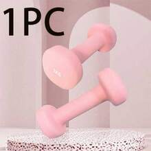 1pc Plastic Coated Dumbbell, Suitable For Women Home Use, Multiple Colors And Sizes Available, Workout Without Leaving Home, Mini Solid Cast Iron Dumbbell - Multicolor - View 9