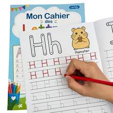 Children's French Alphabet & Number Handwriting Practice Workbook Set, Classroom Early Education Teaching Materials, Handwriting Skill Practice, Teacher Supplies - French Alphabet Books - View 9