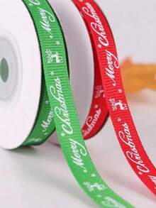 10 Yardas/Rollo Cinta de Envoltura de Regalo Navideña con Acabado Acanalado y Lámina Dorada, Cinta de Sellado de Decoración Navideña, Adecuada para Fiesta Navideña, Decoración de Cajas de Regalo de Repostería, Decoración Navideña, Envoltura de Regalos para Fiesta Navideña - Talla única - Ver 10