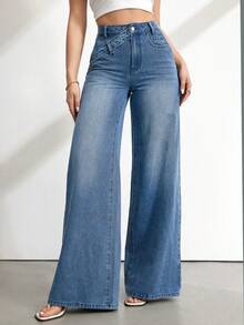 IDYLLIC Women Jeans - Blue - View 1