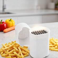1PC/2PCS Multipurpose Rapid French Fry Cutter Vegetable Potato Slicer Dicer Fruit Vegetable Chopper Reusable Kitchen Gadget - Multicolor - View 3