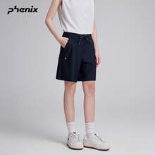 Phenix Phoenix Women's Outdoor Knitted Shorts 2026SS Spring/Summer Sports Casual Pants - Deep Sea Blue - View 4