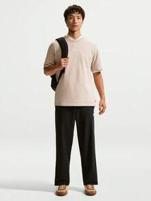 Nike Men's Casual Button Sport Long Pants For Outdoor Hiking - Black - View 6