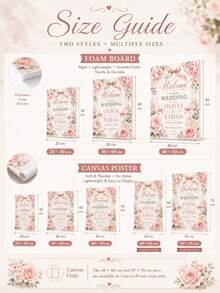 Custom Wedding Welcome Sign, Custom Plaque, Wedding Plaque, Personalized Plaque, Personalized Welcome Sign, Party Gift, DIY Party Entrance Sign, Upload Your Photo, Suitable For Birthday, Retirement, Wedding Party And Home Decor, Photo Welcome Sign, Elegant Photo Wedding Welcome Sign Template, Welcome Board, Wedding Photo Collage, Modern Welcome Sign, Printable Wedding Reception Poster - Multicolor - View 5