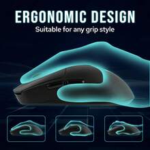 AULA SC680 Tri-Mode Wireless Gaming Mouse, PAW3395 Sensor, 58g Lightweight, 1000Hz Polling Rate, Programmable Buttons, Suitable For PC Laptop Gaming And Office - View 10
