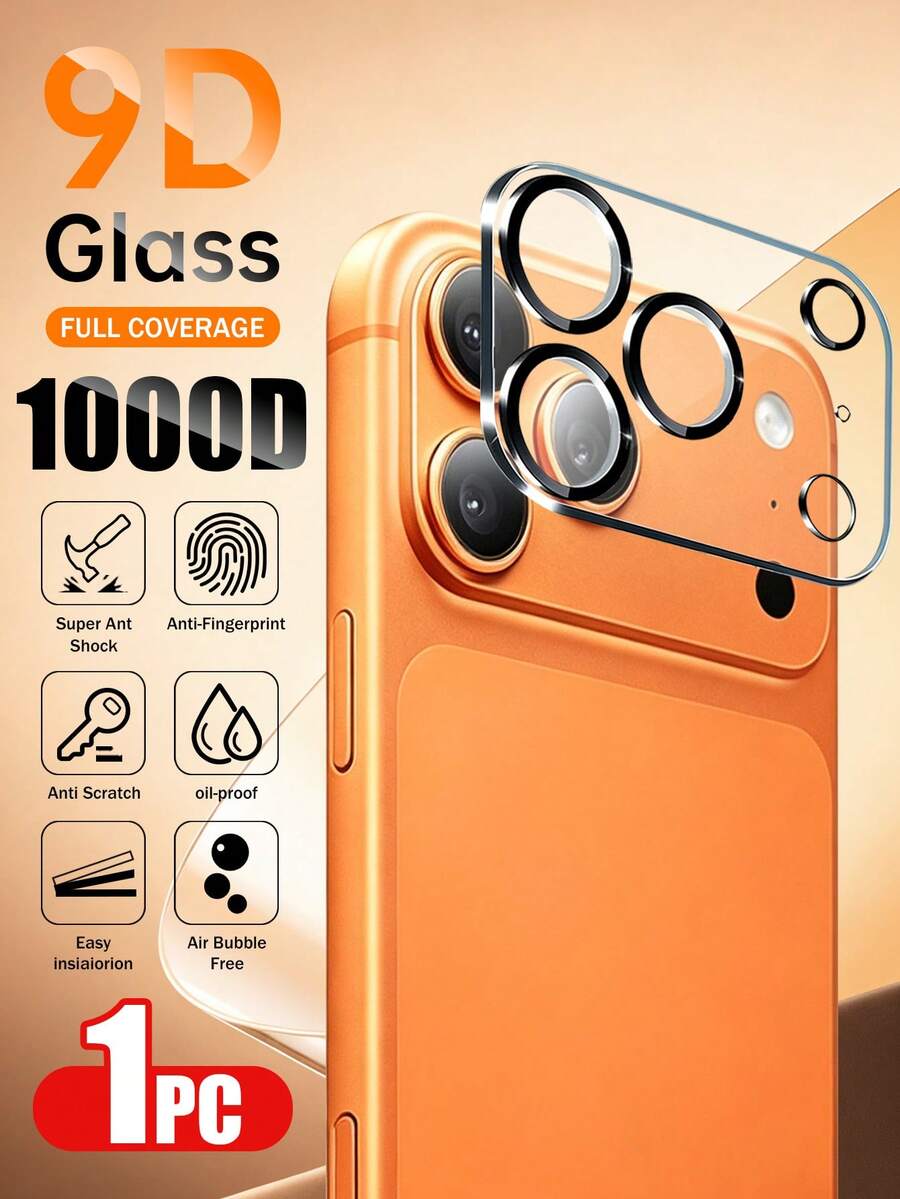 XINHONGYU Screen Protector For Phone 11/12/13/14/15/16 Pro Max/17 Pro/17 Air/17 Pro Max, Full Screen Tempered Glass Back Film And Camera Lens Protector, Easy Installation, Compatible With Specific Models - Clear - View 1