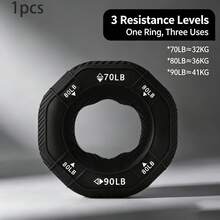 Hexagonal Silicone Hand Grip Ring, 3‑Level Resistance Hand Gripper For Hand & Wrist Extension Training, Multifunctional Finger Strength Trainer For Men, Professional Muscle Workout Fitness Equipment, Ideal Gift For Gym Home Use - Multicolor - View 12
