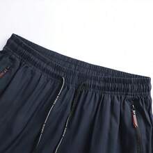 Women's Lightweight Summer And Autumn Jogger Pants With Zipper Pockets, Suitable For Urban Environments, Vacation, Sports And Hiking - Navy Blue - View 4