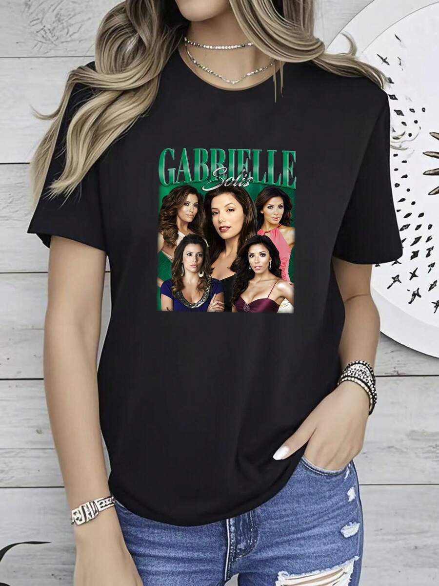 Women T-Shirts - 黑色 - 查看 1