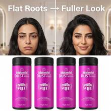 Adglamful 4-Pack Volumizing Styling Powder, Summer Waterless Quick Refreshing Oil Control, Sweat-Resistant Lightweight Matte Finish For Fluffy Hairstyle - Powder - View 4