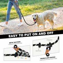 Lynxking Dog Leash Reflective, Heavy Duty Comfortable Strong Rope Leash For Large Medium Small Dogs No Pull Pet Training - Black - View 3