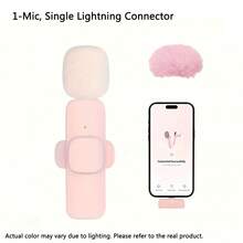 Mikrofon Nirkabel Mini Pro, Kompatibel dengan iPhone dan Perangkat Android, Mikrofon Jepit yang Dirancang untuk Perekaman Video, Dilengkapi dengan Antarmuka USB-C, Mampu Merekam Audio Jernih, Cocok untuk Podcast, ASMR, dan Vlog. - View 9