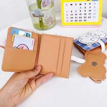 Nuevas Carteras Bonitas de Oso para Mujer, Pequeñas con Cierre, Porta Tarjetas de Crédito para Niñas, Monedero de Cuero PU, Cartera Corta para Mujer, Novedad 2024 3KSP - estilo B - Ver 5