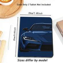 跑車 UV 列印平面圖案，適用於 保護殼 /Matepad 11.5 2025/Matepad SE 11inch/Honor 平板保護殼/Honor9/10/X8A/ Pad SE 11inch(2023)/ Pad 2/ A9 及更多/ 11th Gen A16 保護殼 - 款式5 - 查看 5