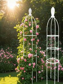Garden Trellis, Birdcage Style Trellis, Decorative Vine Climbing Rack, Suitable For Patio And Balcony, Suitable For Supporting Climbing Plants Like Roses And Clematis, Decorative Flower Rack - Multicolor - View 1