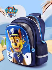 Viacom 1pc Paw Patrol Skye & Chase Dual Character Backpack, Adjustable Shoulder Strap Student School Bag, Large Capacity Book Storage Bag, Suitable For Back To School, Daily Commute, Party Gathering Gift, For Classmates, Family, Fans Collection - Multicolor - View 5