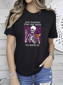 Women T-Shirts - 黑色 - 查看 1
