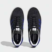 Adidas Spring/Autumn Unisex Classic Sports Shoes, Thick Sole Versatile Casual Training Sneakers HQ4408 - Black/Bright Blue - View 4