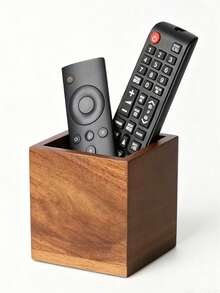 Remote Control Storage Box TV Remote Organizer Desktop Remote Control Holder Bedside Table Living Room Bedroom Women Home Media Storage Remote Control Box Home Essentials Room Decor Home Decor Storage Organizer - Multicolor - View 14