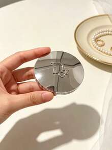 Dior 便攜式雙面化妝鏡禮品 - 銀色 - 查看 7