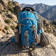 Black Diamond 18L 輕量戶外背包，適用跑步、登山與徒步旅行 - 越野包 - 藍色 - 查看 4