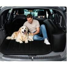 Portable Foldable Inflatable Sleeping Mat 3D Textured Wear‑Resistant PVC Air Bed Complete Repair Kit Quick Inflate Deflation For SUV Trunk Vehicle Tent Camping Family Outdoor Rest Travel Supplies - Modern - View 2