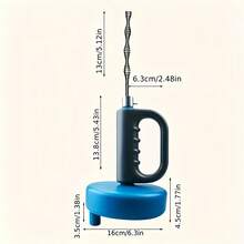 Manual Drain Auger Snake Pipe Cleaner, Flexible Spring Plumbing Clog Remover Tool For Sink, Bathtub, Toilet And Household Drain Clog Removal - A - View 9