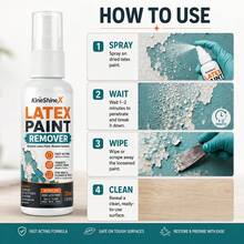 Latex Paint Remover Spray Quickly Softens And Removes Dried Paint Stains, Cleaning Agent For Removing Paint From Tiles, Doors, Windows And Walls During Renovation - Latex Paint Remover - View 5