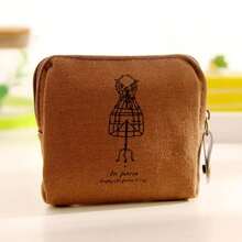 Plush Coin Purses - Coffee - View 3