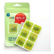Adesivo Repelente Repellik Likluc Proteção Contra Mosquitos Natural e Seguro para Bebes e Crianças a 100% natural base de Citronela - Tamanho Único - Visão 1