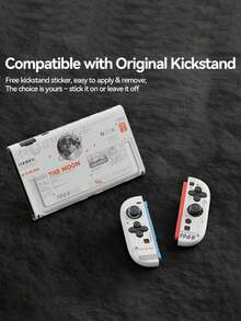 GeekShare Moon Series Moonlight White Hard Shell Protective Case, Compatible With Switch 2 (2025 Model) - View 3