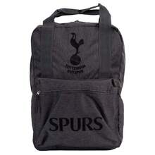 Tottenham Hotspur FC Spurs Premium Crest Backpack - Black/Grey - View 1