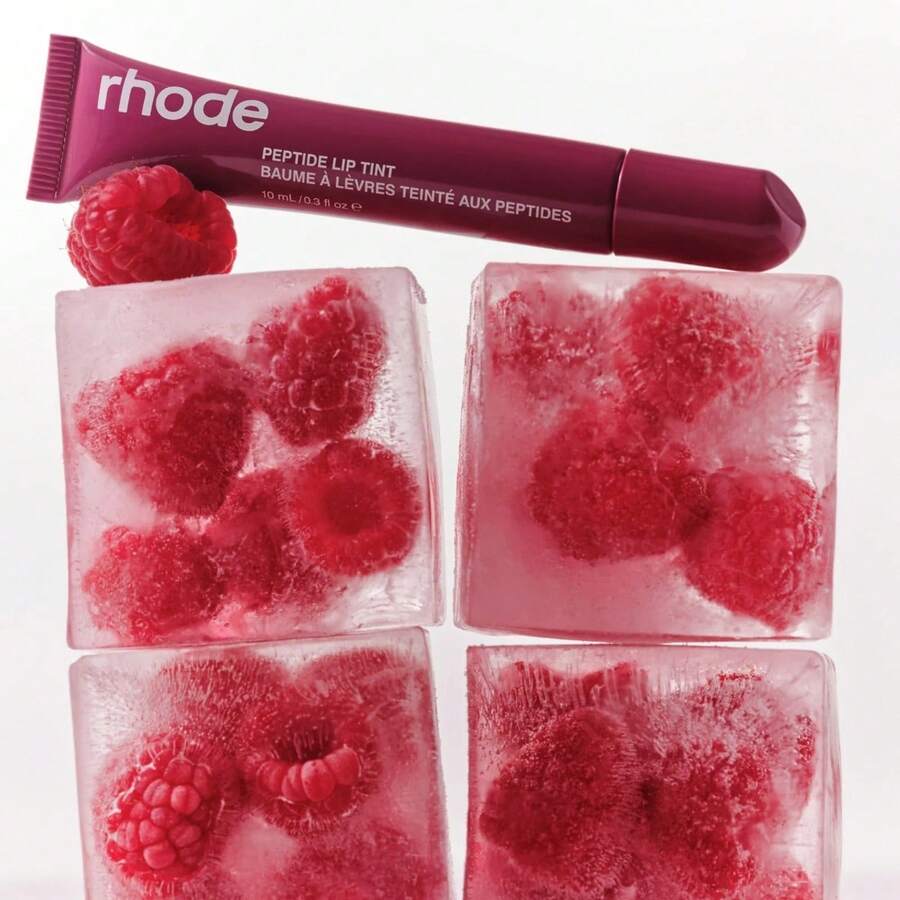 Rhode - Raspberry Jelly Tinte de labios con péptidos - Brillo labial de frambuesa, color modulable e hidratación de larga duración - Raspberry Jelly - Ver 1