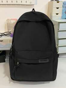 Mochila de hombre de moda, nuevo estampado de araña de red roja, bolsa de nailon conveniente y espaciosa para ir al trabajo - Multicolor - Ver 3