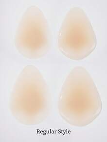 VfvQueen 1 Pair Ultra-Thin Solid Silicone Breast Lift Tape, Invisible Seamless Water-Drop Lifting Breast Pads, Anti-Sagging - Multi-color - View 7