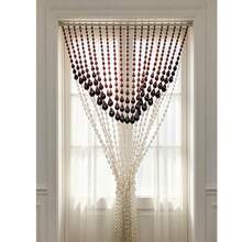 Bead String Doorway Divider, 90x180cm Two-Tone Acrylic Pendant Fringe Curtain For Hallway & Entryway - 90 X 180 cm - View 7