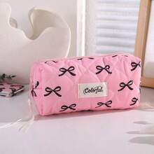 1pc Bowknot Pencil Case, Minimalist Portable Student Stationery Storage Bag, Multi-Functional Makeup Bag, Suitable For Daily School Use - Style 1 - View 9