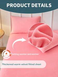 Ensemble de draps-housses 2/3 pièces, protège-matelas, couvre-lit, drap de lit doux et confortable à poche profonde, article unique sans taie d'oreiller, anti-poussière, lavable en machine, cadeau de literie, convient aux lits de taille Twin/Full/Queen/King - Rose bonbon - Voir 8