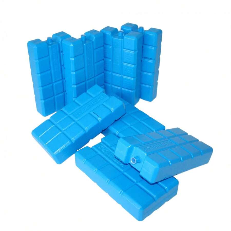 8x XXL cooling batteries 750ml cooling battery 20x11cm large cooling elements for cooler bag cooler- - Verschiedenfarbig - Übersicht 1