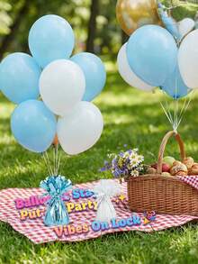 2/6/12pcs Metal Balloon Weights, DIY Helium Balloon Desktop Party Decoration, Multicolor, Suitable For Birthday, Wedding, New Year, Christmas, Graduation Ceremony Home Decor And Gifts - Multicolor - View 10