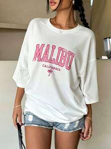 Women T-Shirts - 白色 - 查看 2