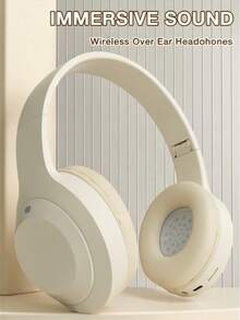 GENAI Wireless Headphones With Microphone, HiFi Stereo Sound, Foldable & Lightweight, Volume Control, 3.5mm Stereo Cable, Deep Bass, Suitable For Home, Office, Phones, Computers - Multicolor - View 2