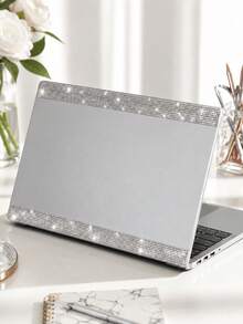 1pc Sequin Rhinestone Sticker, DIY Car Furniture, Water Cup, Photo Frame Decoration Sticker, Self-Adhesive Shiny Crystal Gem Sticker, 9.37*12 Inches (White) - Multiple Styles - View 9