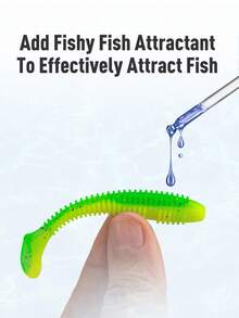 KINGDOM 20pcs T-Tail Soft Fishing Lure, 35mm/45mm/55mm/65mm PVC Soft Bait Sinking Swimbait, Flexible Tail Artificial Bait For Bass Trout Pike Perch Fishing Tackle Freshwater & Saltwater - Multicolor - View 7