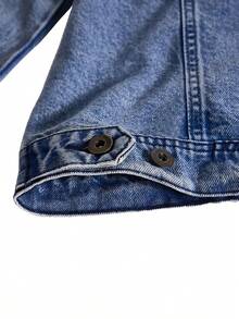Men Denim Jackets - Dark Blue - View 3