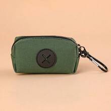 Outdoor Dog Walking Poop Bag Holder, Pet Waste Bag Dispenser With Clip, Portable Canvas Dog Poop Bag - Multicolor - View 14