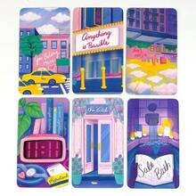 Oracle Cards Of The City Of Colourful Dreams, Romantic Pink Ambience, Mindfulness Cards For The Urban Woman, Oracle Cards Suitable For Tarot Enthusiasts - Baby Blue - View 5